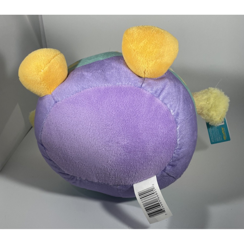 Kellytoy 8 Inch Plush Yellow Easter Egg Chick Multi Color Polka Dot NEW - Picture 7 of 7